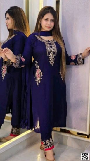 লিনেন রেডিমেড থ্রি পিস এর ছবি